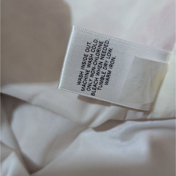 Banana Republic Petite Dress Size 4P orange White Floral Sleeveless - Picture 9 of 9